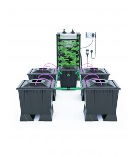 Alien Hydroponics Aeroponik System "Black Series" (30 Liter Töpfe) 4 Pflanzen