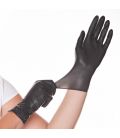 Latex Handschuhe (schwarz, 100 St.) Größe M