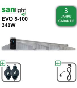 SANlight EVO 5-100 340W + verschiedenes Zubehör